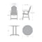 Highwood Usa Hamilton 3pc Round Counter Height Outdoor Patio Furniture Dining Set AD-CNA36-EUC - alternate 3